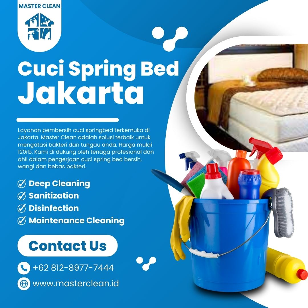 cuci spring bed Jakarta